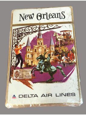 Delta Airlines New Orleans Souvenir Playing Cards 1153